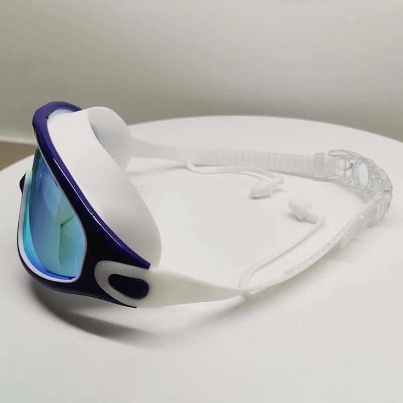 Gafas de natación para buceo y piscina, con visión panorámica y UV.
