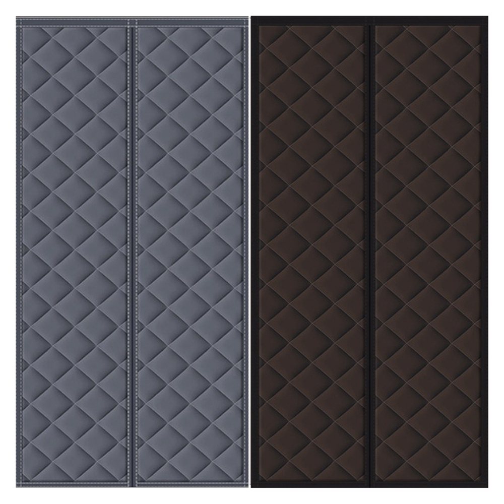 Cortina magnética de aislamiento térmico para puerta. Ideal para invierno, reduce pérdida de calor y mejora el confort.