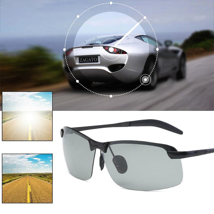 Gafas de sol polarizadas fotocromáticas para deportes, cambio de color automático y protección UV.