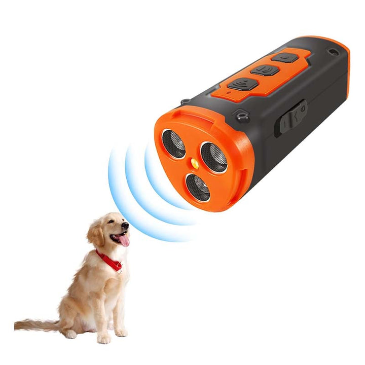 Repelente ultrasónico para perros, herramienta efectiva de adiestramiento canino y anti ladridos.
