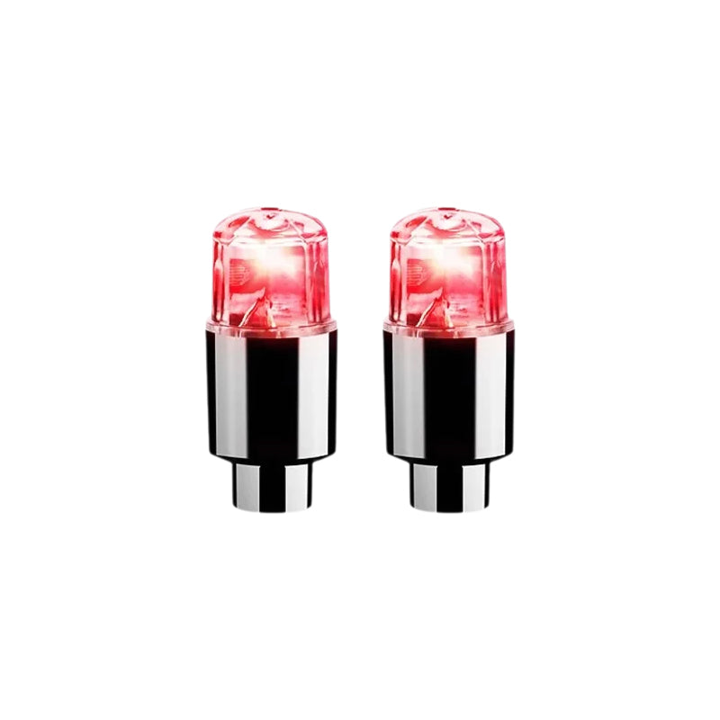 Tapas de válvula LED para motocicletas, seguridad y estilo con luces brillantes y duraderas.