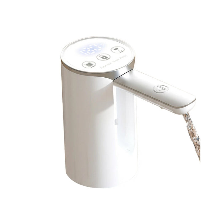 Dispensador de agua recargable USB, bomba eléctrica automática para botellas, fácil de usar en cualquier lugar.