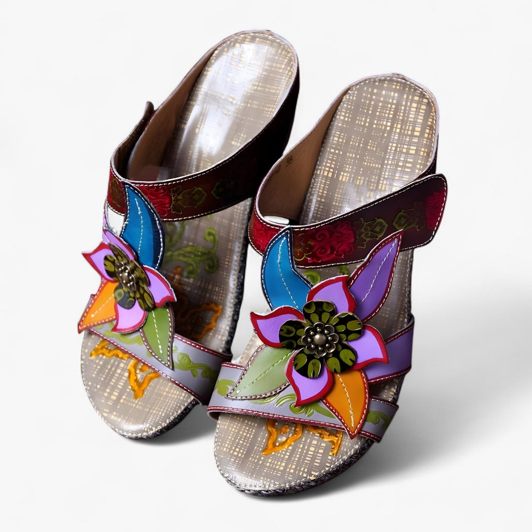 Sandalias bohemias trenzadas para mujer, perfectas para un estilo casual de verano.