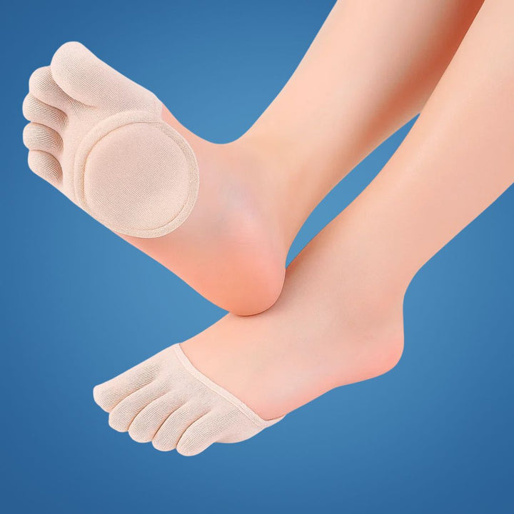 Calcetines de dedo unisex con amortiguación y protección anti-ampollas. Confort transpirable para tus pies.