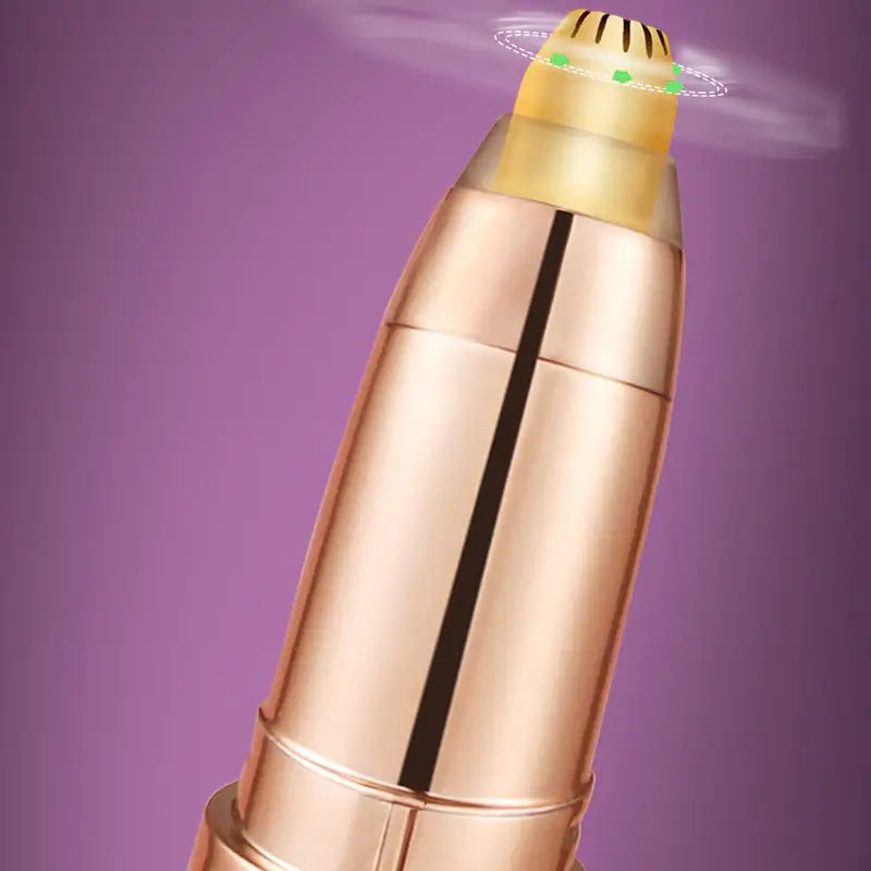 Cuidado facial experto: recortador de cejas eléctrico LED, garantiza precisión, comodidad y sin dolor.