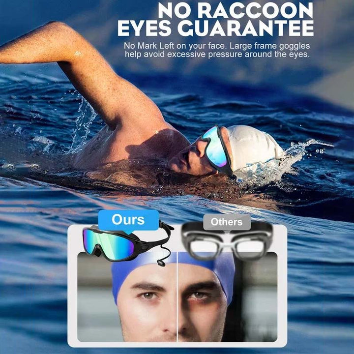 Gafas de natación unisex antiempañantes, perfectas para la piscina.