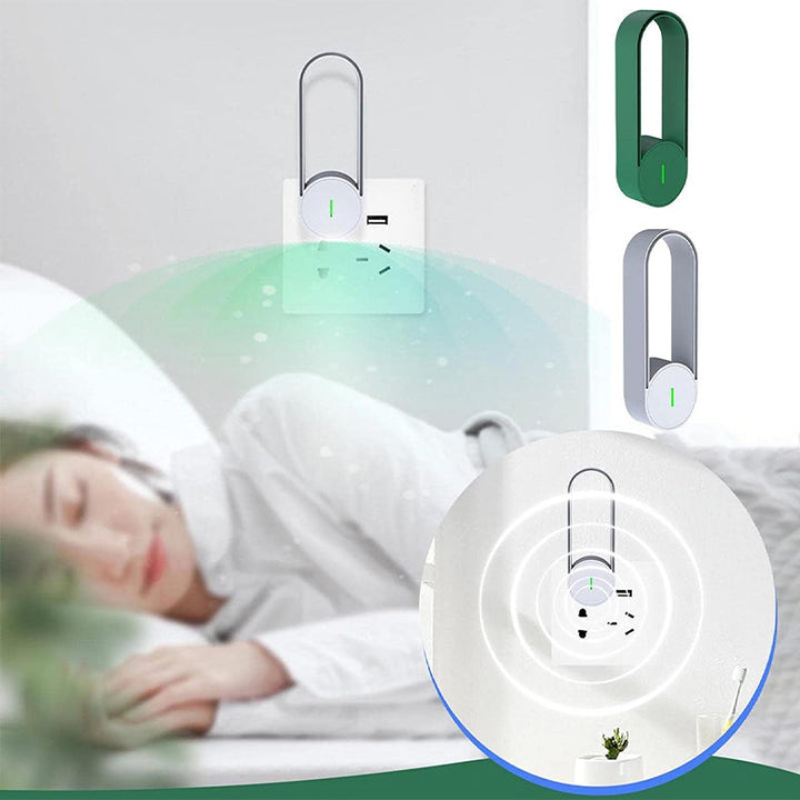 Ahuyentador de insectos y mosquitos por ultrasonidos, control de plagas electrónico para un hogar libre de picaduras.