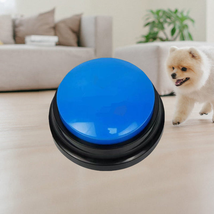 Botón de voz de ABS para adiestramiento de mascotas; juguete interactivo para perro y gato.