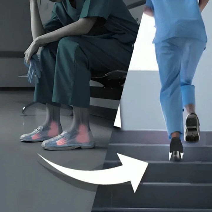 Zapatillas antidolor transpirables, diseñadas para juanetes, espolón y máxima comodidad.