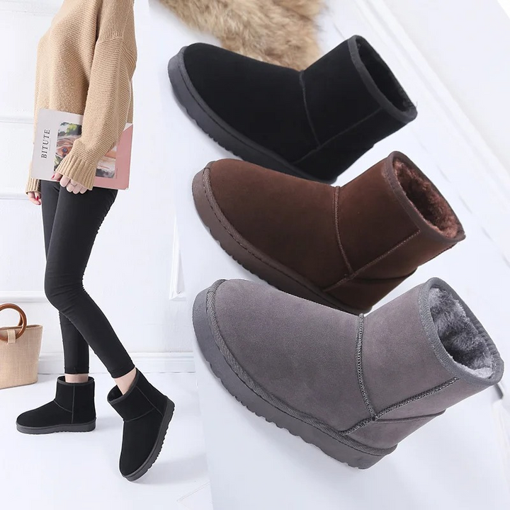 Calzado infantil: Botas de invierno para niñas, cómodas y calientes, perfectas para proteger del frío extremo.