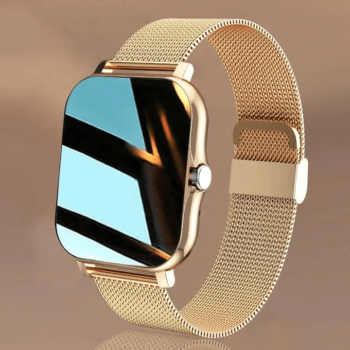 Reloj inteligente multisport para mujer, monitoreo completo de salud y fitness.