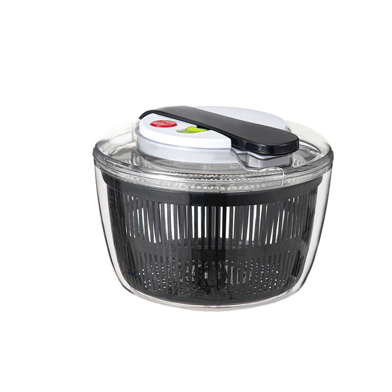 Accesorios de cocina para una preparación de ensaladas saludable; centrifugador fácil de usar y limpiar.