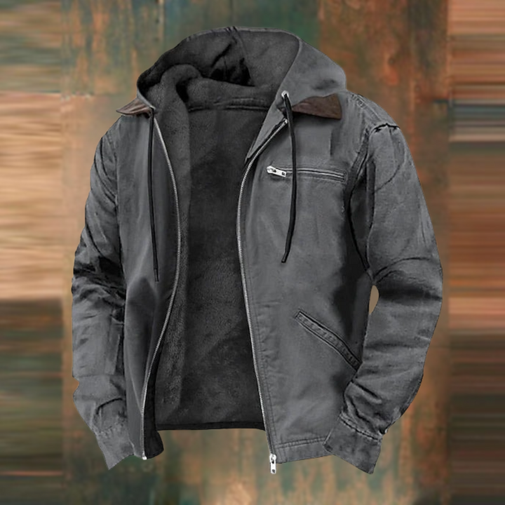 Chaqueta versátil de otoño para hombre, un básico de moda masculina que fusiona estilo casual y elegante para el invierno.