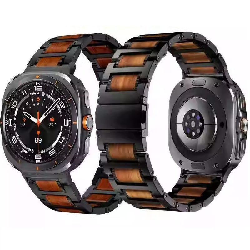 Correa reloj Ultra de alta durabilidad. Diseño híbrido elegante, complemento perfecto para tu smartwatch. Estilo único.