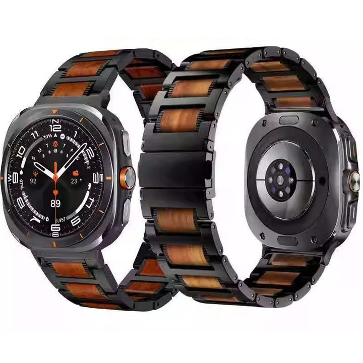 Correa reloj Ultra de alta durabilidad. Diseño híbrido elegante, complemento perfecto para tu smartwatch. Estilo único.