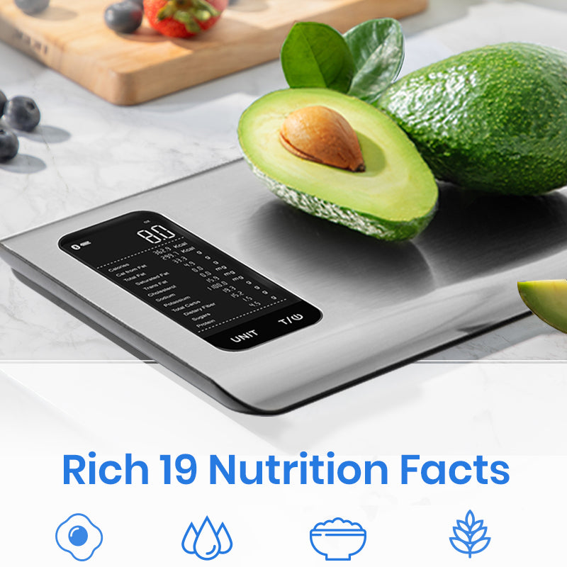 Herramienta de salud: balanza de cocina digital inteligente para control de tu nutrición.