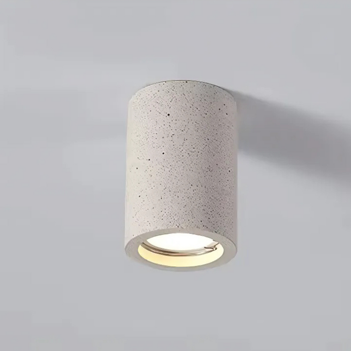 Lámpara de techo Elara GU10 blanca, diseño moderno para iluminación LED discreta y decoración del hogar.