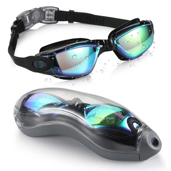 Gafas de natación y triatlón para adultos, antivaho y con protección UV. Ideales para deporte acuático.