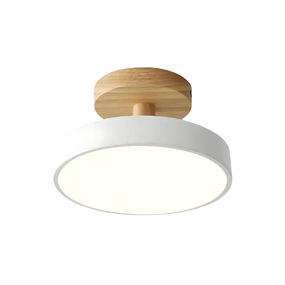 Lámpara LED redonda Aria, luz compacta para una iluminación interior moderna y elegante.