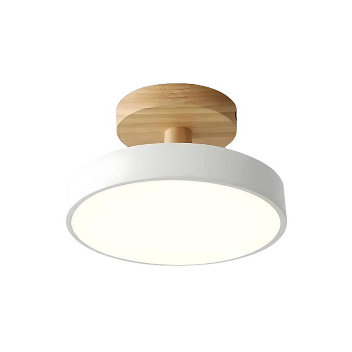 Lámpara LED redonda Aria, luz compacta para una iluminación interior moderna y elegante.