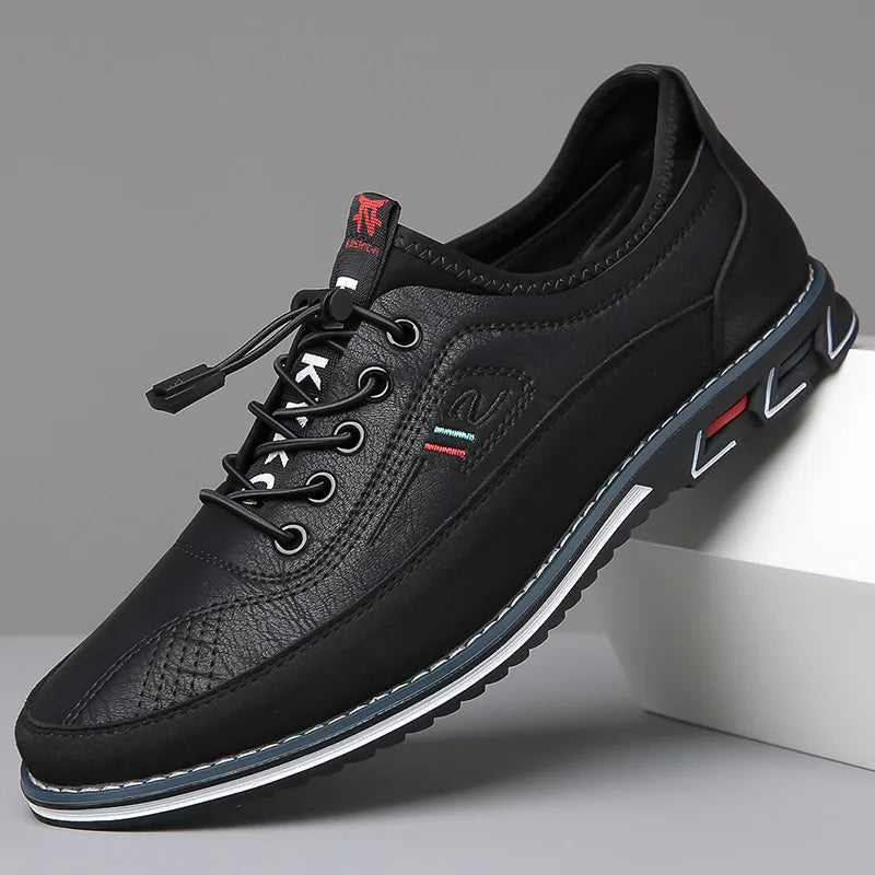 Zapatos formales de hombre para oficina y eventos, combinan elegancia clásica con confort superior para el día a día.