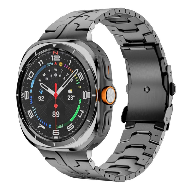 Correa de titanio Grado 2, accesorio premium para smartwatch de 47mm, calidad superior.