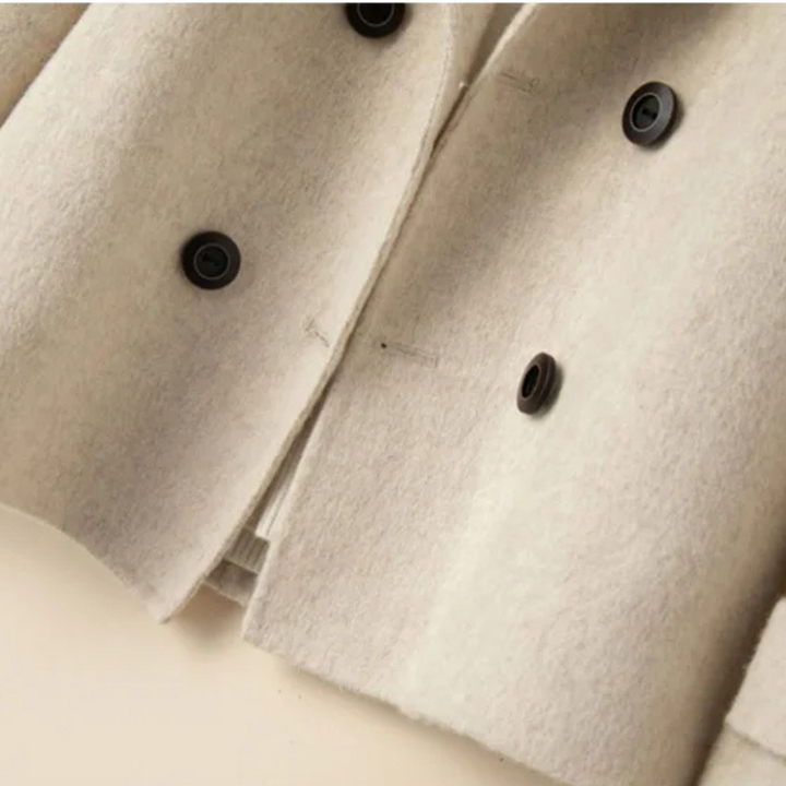 Chaqueta corta de mujer estilo clásico, elegante y versátil para moda femenina, otoño e invierno.