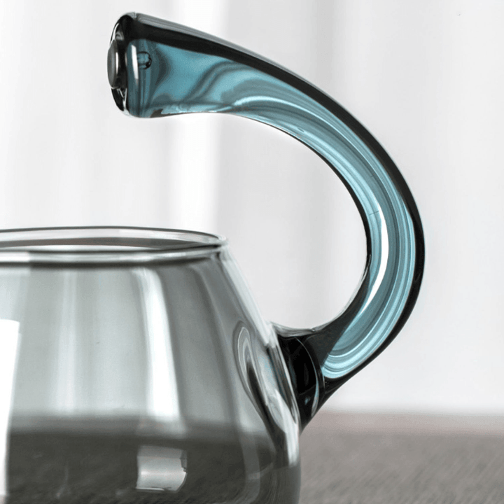 Elegante juego de té de vidrio Arielle con dispensador e infusor automático, ideal para ceremonia del té.