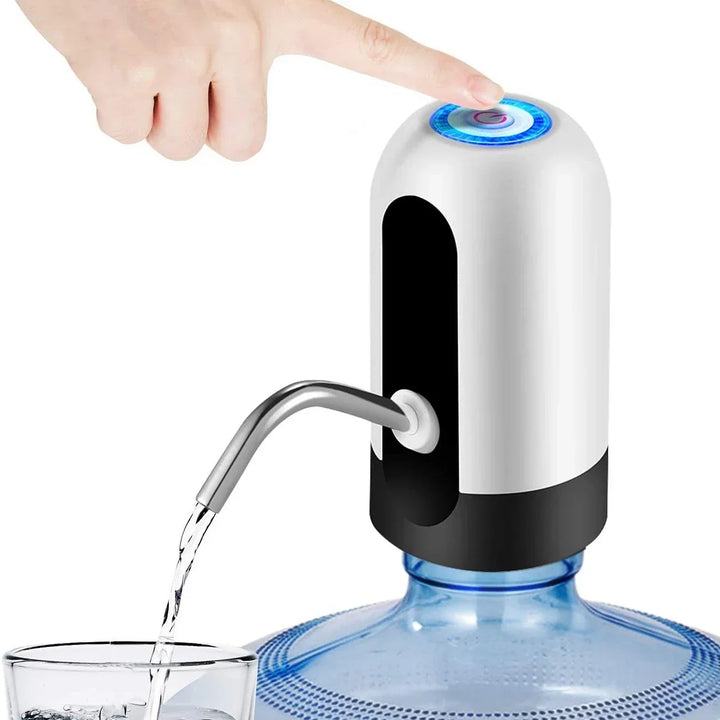 Dispensador de agua automático USB universal, bomba eléctrica para botellas de 5 galones, hogar y oficina.