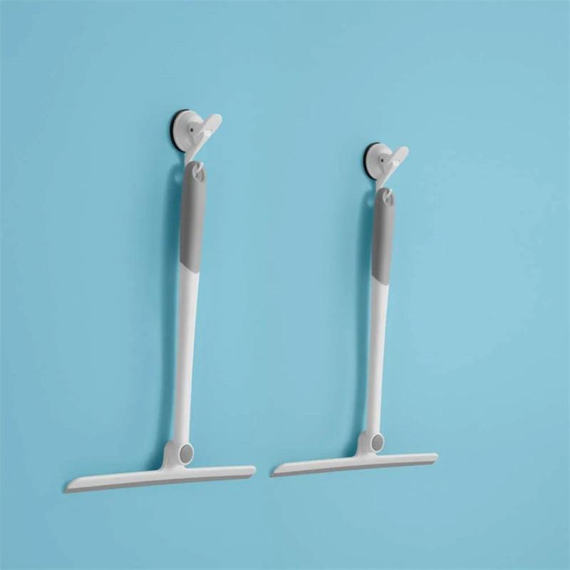 Práctico e higiénico limpiador de silicona para vidrio de ducha, espejos y superficies del baño.