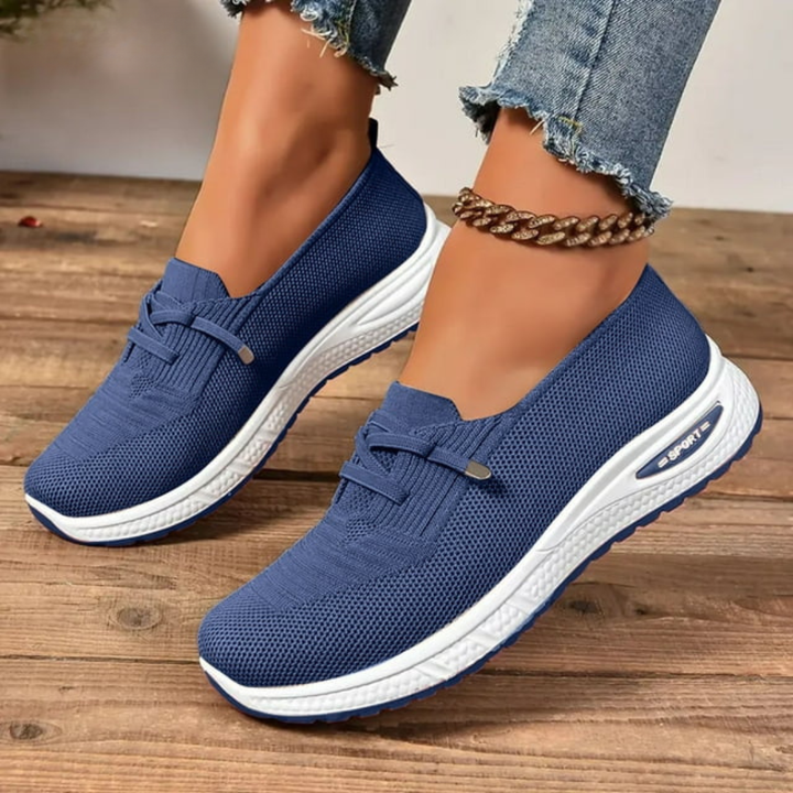 Zapatos slip-on cómodos y casuales para mujer, ideales para el bienestar y calzado diario.