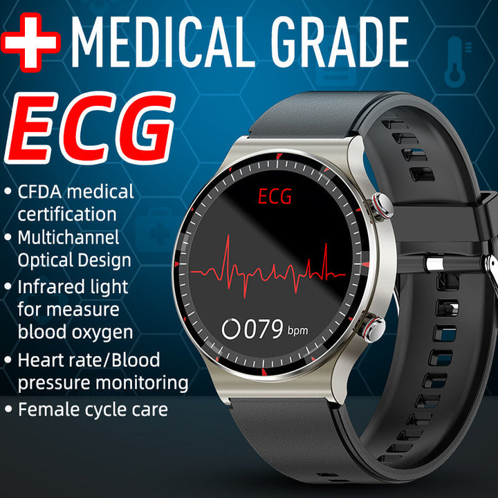 Reloj de fitness impermeable. Con funciones EKG, SpO2 y monitor de sueño.