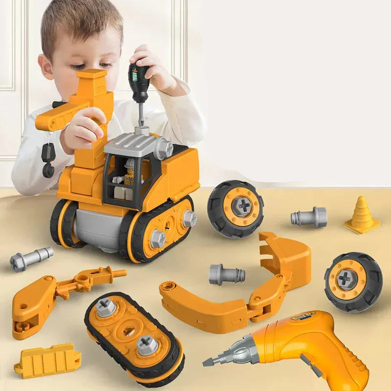 Juego de construcción Montessori para niños, set de ingeniería educativo. Juguete didáctico STEM para creatividad.