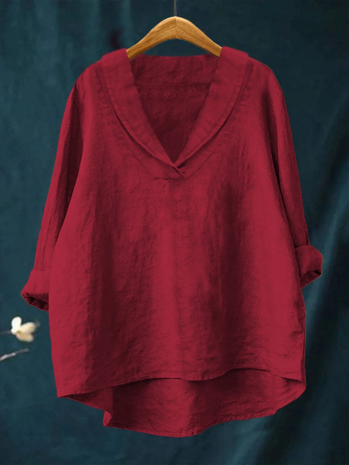 Camisa de mujer estampada, blusa elegante para verano, estilo casual y cómodo, perfecta para cualquier ocasión.