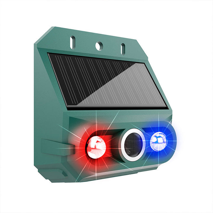 Control de plagas ecológico para jardines: repelente solar ultrasónico. Silencioso y efectivo contra animales indeseados.