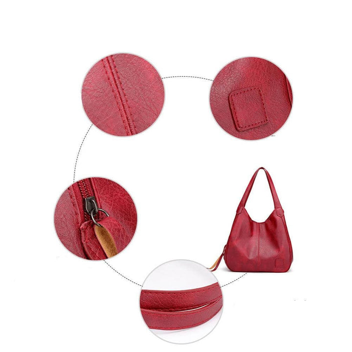 Bolso diario mujer, piel sintética, hombro, gran capacidad. Un accesorio de moda versátil y útil.