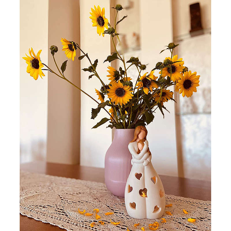 Lámpara de mesa corazón, amor de madre e hijo. Un regalo emotivo y decorativo para cualquier rincón del hogar.