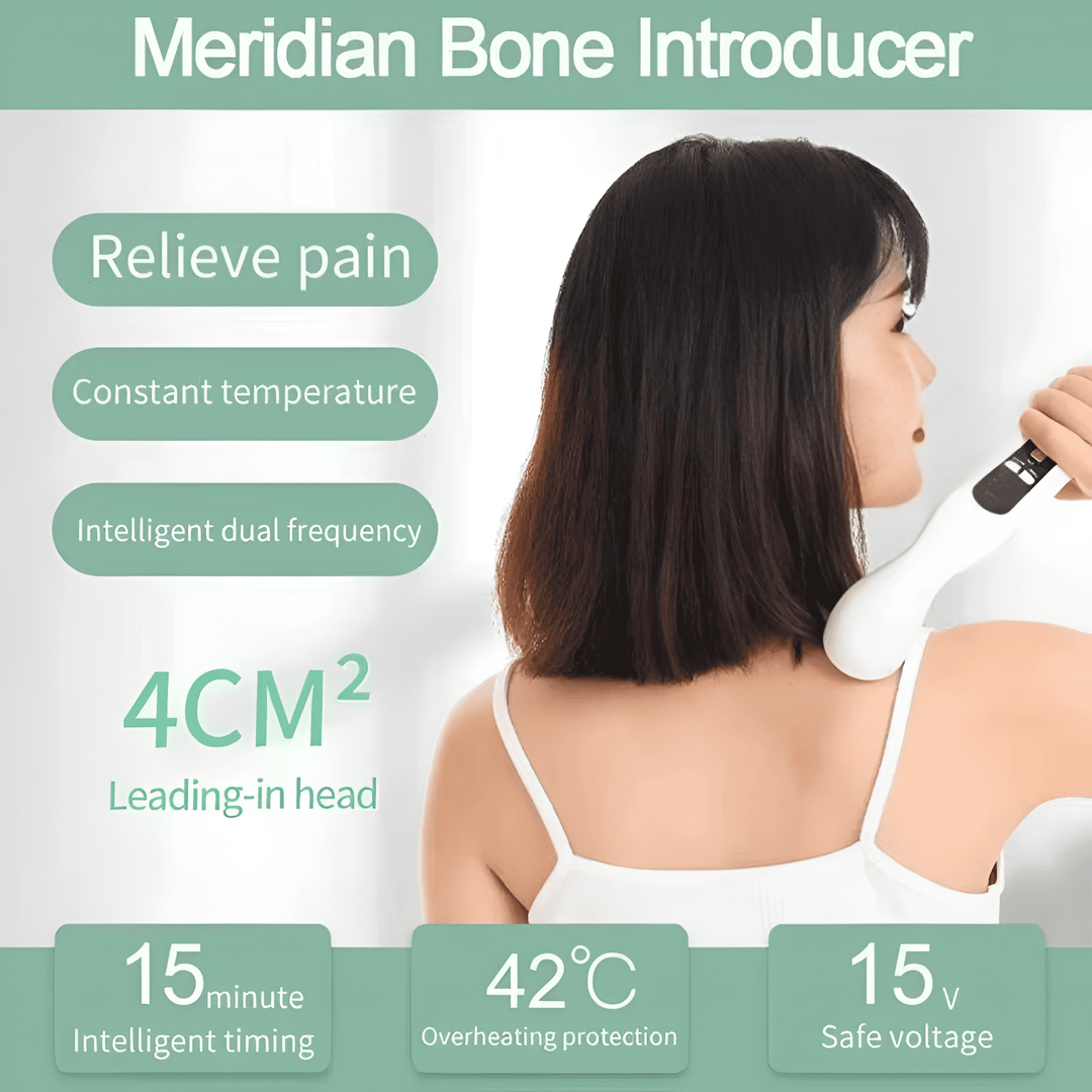Masajeador ultrasónico para relajación muscular y bienestar, antiinflamatorio, efectivo para ciática y esguinces.