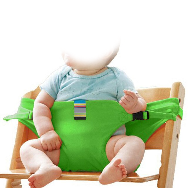 Cinturón de seguridad infantil universal para sillas, accesorio portátil para proteger a tu bebé en cualquier comida.