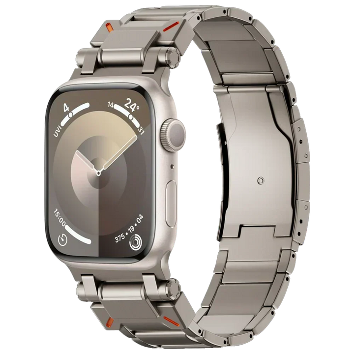 Correa de repuesto de titanio para smartwatch, unisex, garantiza durabilidad y estilo premium.