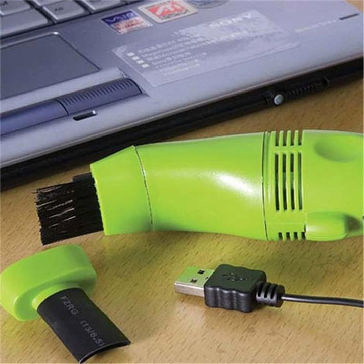 Limpiador portátil USB para eliminar polvo en electrónica, cámaras y rincones difíciles. Accesorio computadora.