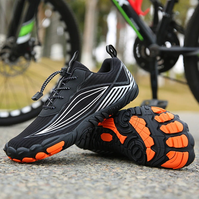 Zapatillas de alto rendimiento ciclismo carretera para hombre, ligeras y con ventilación óptima.