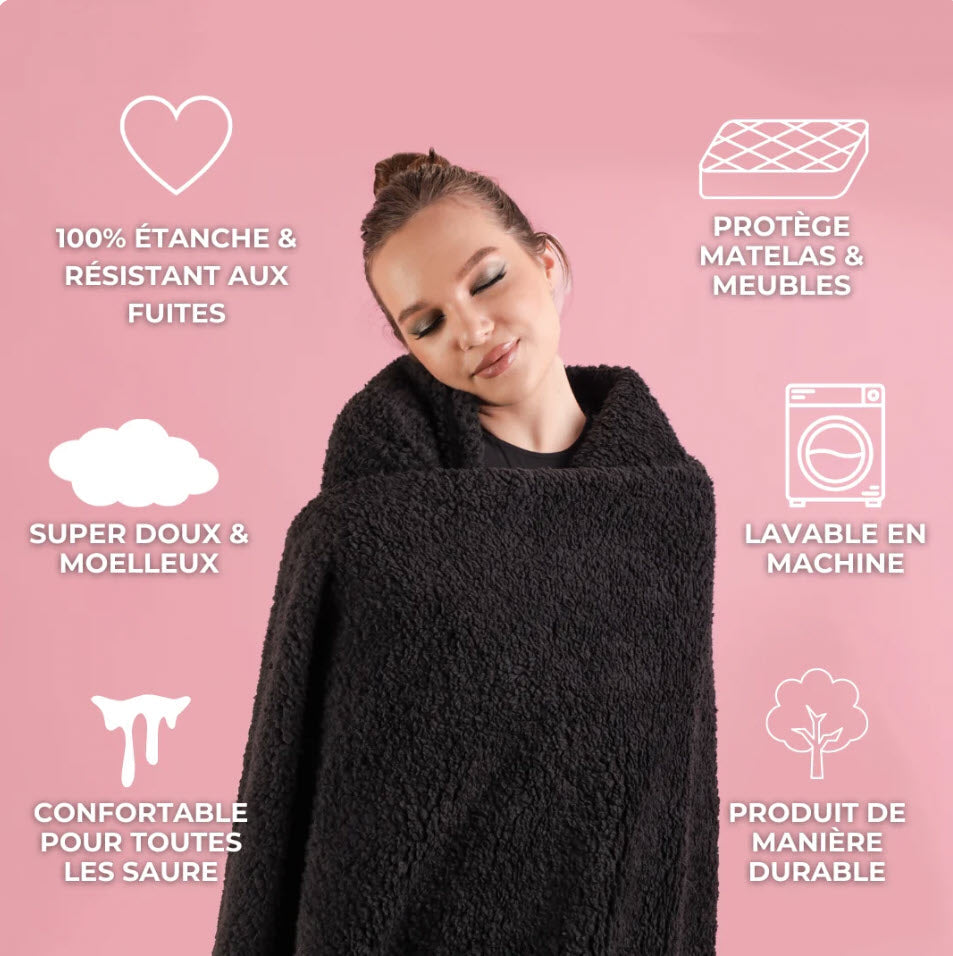 Evita manchas y fluidos con esta manta impermeable para parejas. Protector de colchón esencial para la higiene y protección.