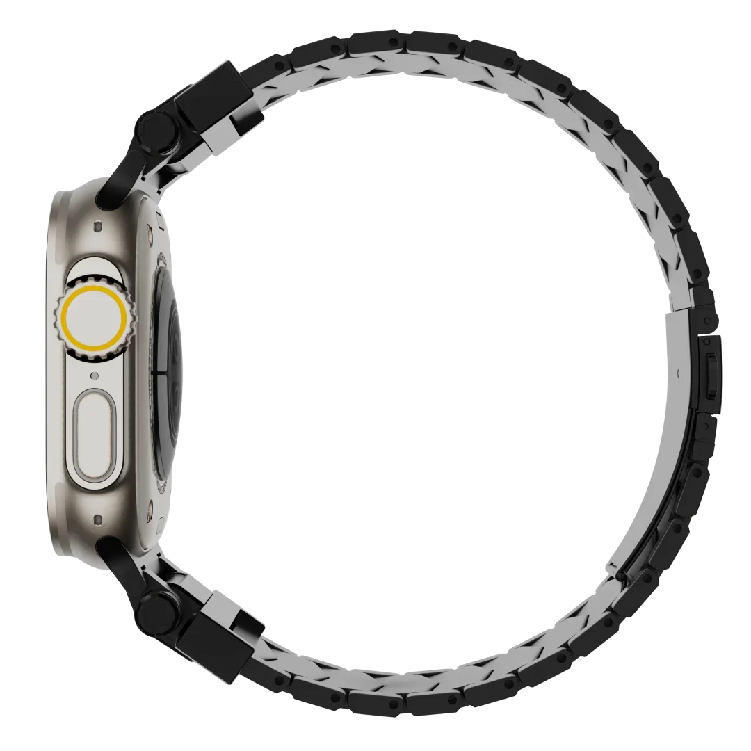 Cómoda correa de titanio unisex, ligera y duradera para tu smartwatch.