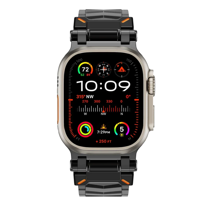 Correa premium de titanio para reloj, ligera, elegante y un accesorio unisex de alta calidad.