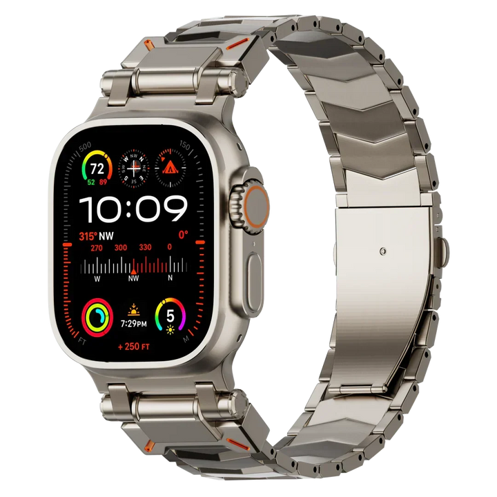 Correa de reloj unisex de titanio, ligera y elegante para uso diario.