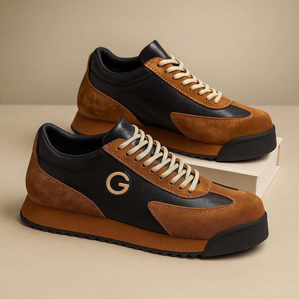 Sneakers urbanos negros para hombre. Calzado casual elegante y versátil, perfectos para comodidad diaria.