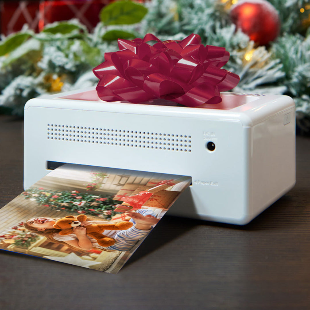 Impresora de fotos portátil para smartphone. Imprime imágenes inalámbricamente en 10x15 cm para recuerdos.