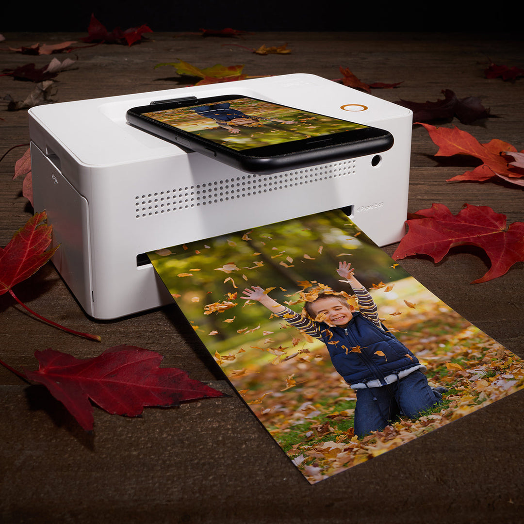 Impresora compacta de fotos 10x15 cm para smartphone. Portátil e inalámbrica, perfecta para imprimir tus fotos.