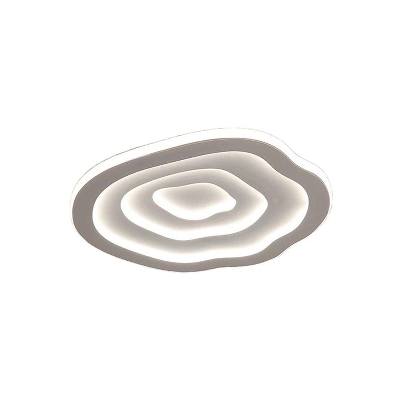 Luz de techo LED de acrílico ondulado. Iluminación moderna y eficiente para cualquier espacio del hogar.